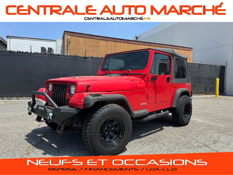 Jeep Wrangler - 4.0L 6 CYLINDRES rouge